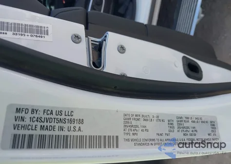 2022 Jeep Wagoneer Series Iii 4X4 from USA, damaged, VIN 1C4SJVDT5NS169188